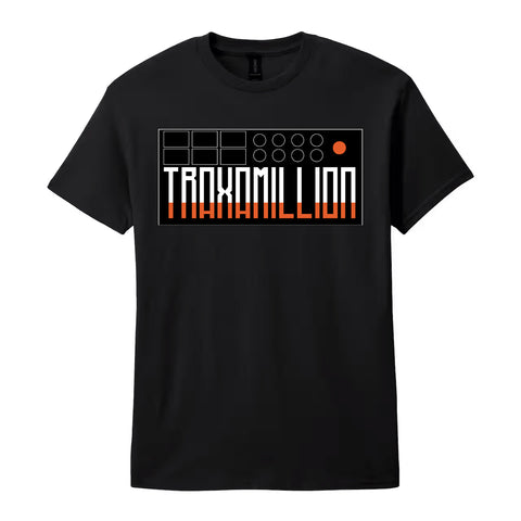 Black TRAXAMILLION Keyboard T-Shirt