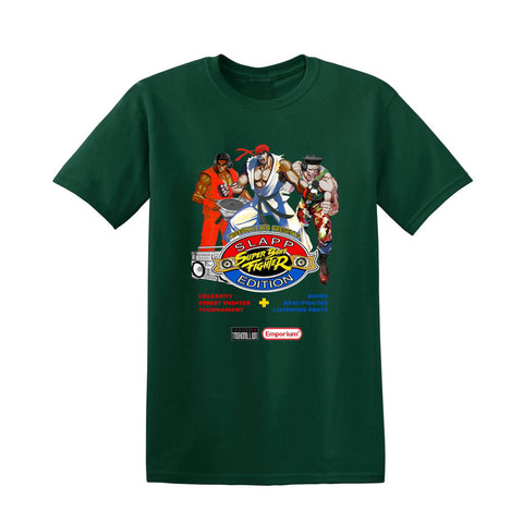 Green Super Beat Fighter Slapp Edition T-Shirt