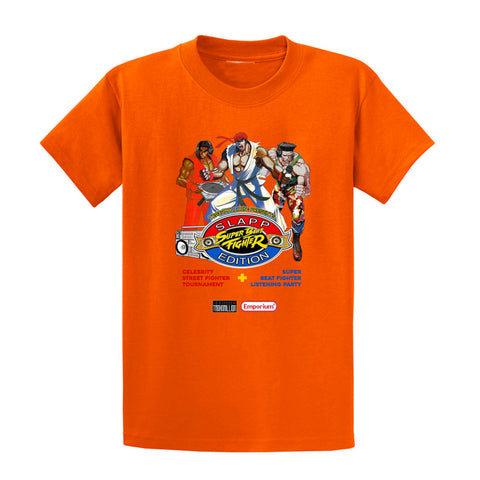 Orange Super Beat Fighter Slapp Edition T-Shirt