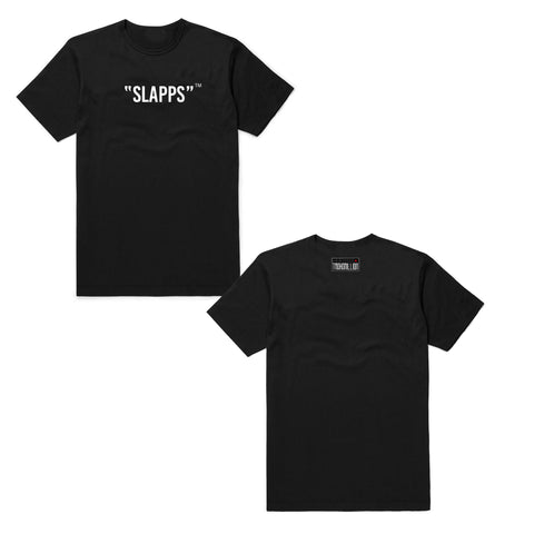Black "SLAPPS" T-Shirt